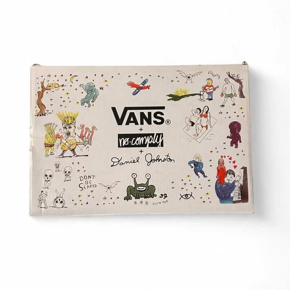Vans x Daniel Johnston No Comply half cabs skate shoes size 7 rare